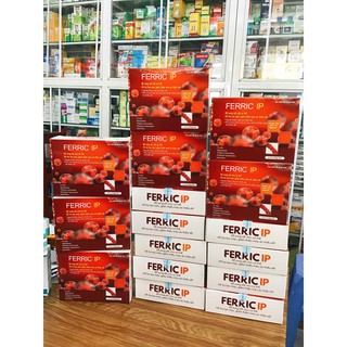 ferric ip 50mg – thuốc bổ máu (hộp 20 ống).