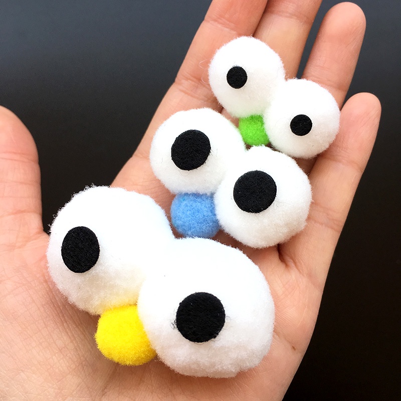 Set 6 Mắt Búp Bê Nhồi Bông 3.5/4.5/5.5cm Nhiều Màu Sắc