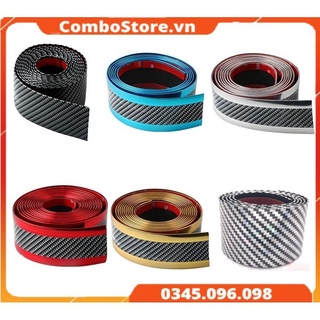 Miếng dán Carbon chống xước bảo vệ bậc cửa ô tô - Miếng dán Carbon trang trí bậc cửa xe hơi cao cấp