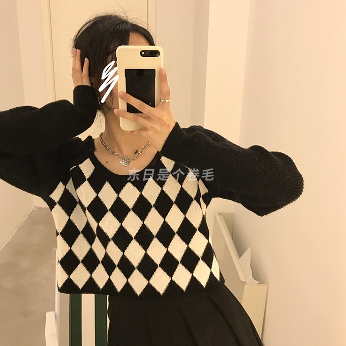 Áo Sweater Tay Dài Kẻ Sọc 2 Màu Thời Trang Mùa Thu Cho Nữ | BigBuy360 - bigbuy360.vn