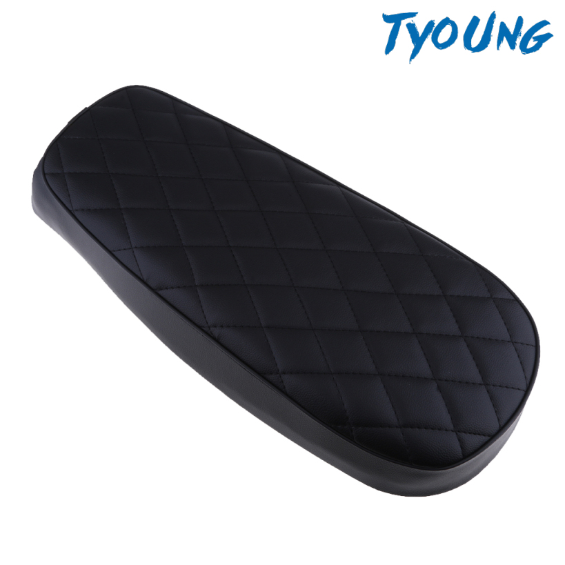 [TYOUNG]Cafe Racer Seat Diamond Checkered Pattern Flat Saddle Long Seats for Honda