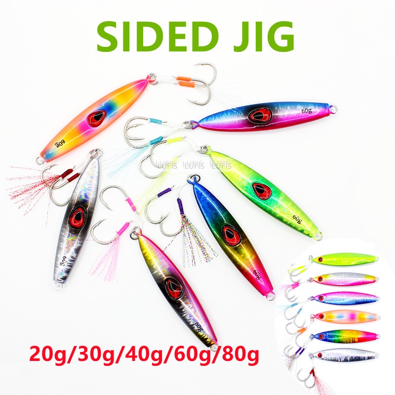 1 Mồi Câu Cá Nhân Tạo 3D Kèm Móc Kẹp 20g/30g/40g/60g/80g