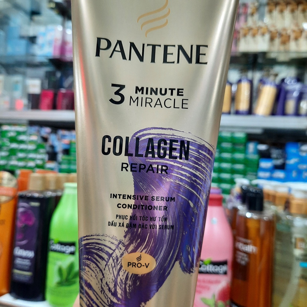Kem Xả PANTENE 3 Phút Diệu Kỳ Collagen Repair Phục Hồi Tóc Hư Tổn Tuýp 300ML