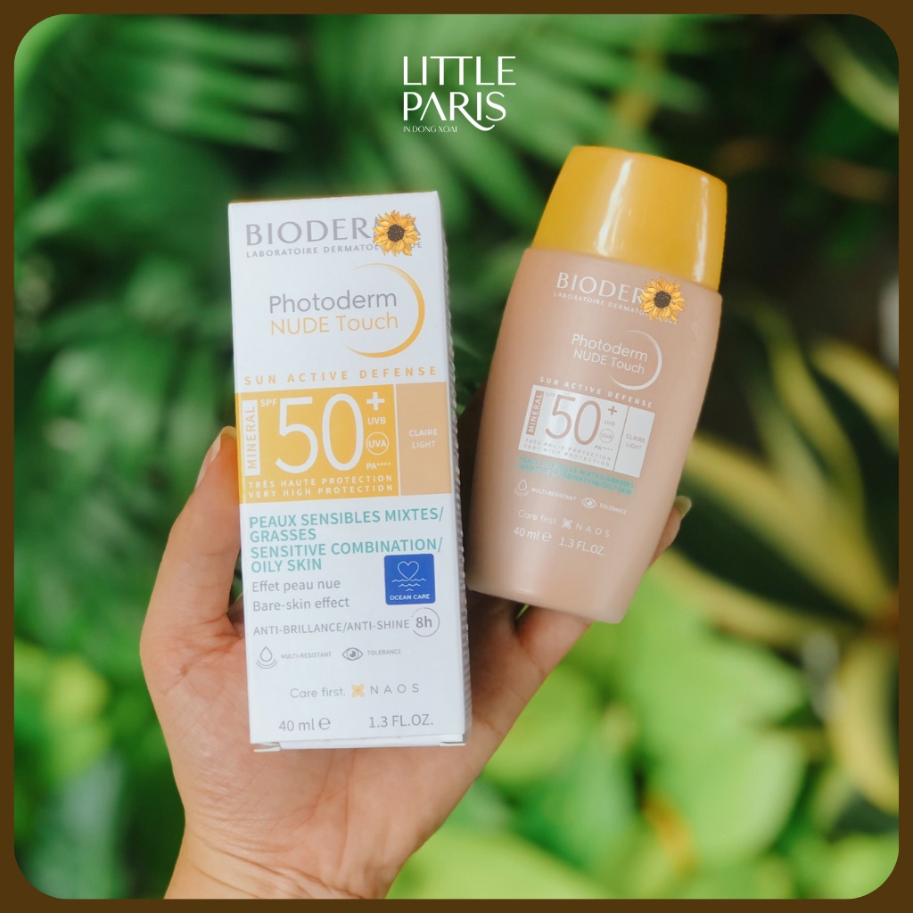 Kem Chống Nắng Bio NUDE Touch MINERAL SPF50+ Claire - Bản Có Màu