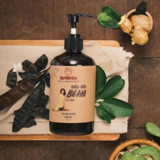 Dungtran  Dầu Gội Đầu Bồ Kết ORGANIC - QUÊ MỘT CỤC - 500ml