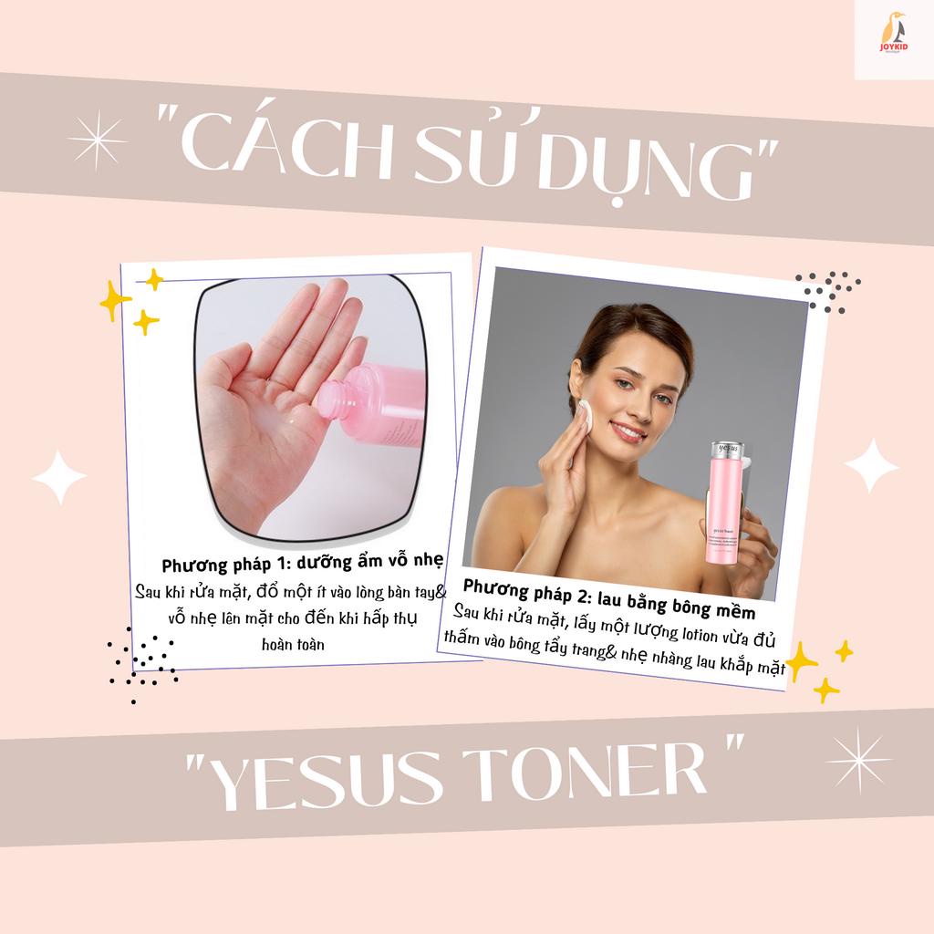Nước hoa hồng Yesus Toner dưỡng ẩm, cân bằng da Thái Lan 200ml