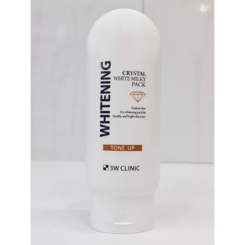 Kem Dưỡng Trắng Toàn Thân Nâng Tone 3W Clinic Crystal White Milky Pack Tone Up 200g