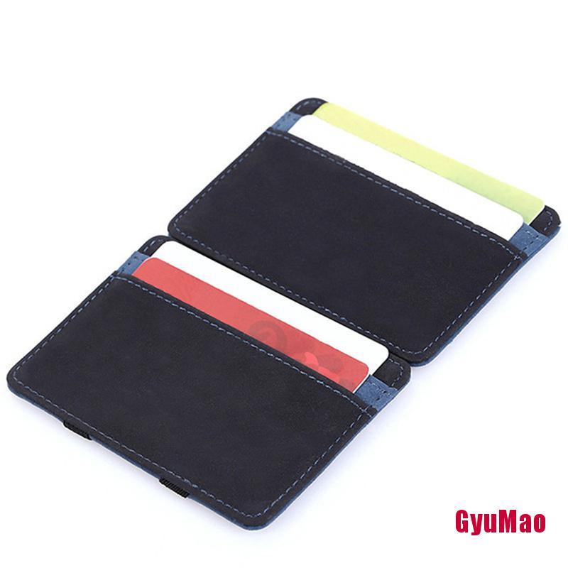 Ví da PU cỡ nhỏ co giãn thời trang cho nam