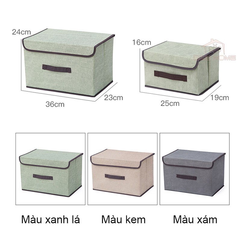 [Hàng Đẹp] Hộp Vải Đựng Đồ Đa Năng Tiện Lợi Đủ Các Kích Thước - Beehome - Hộp Vải Đựng Đồ loại tốt