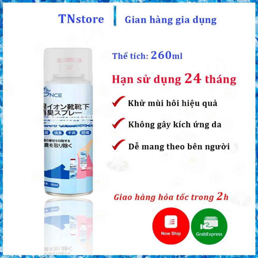 Chai Xịt Khử Mùi Giày Dép, Hôi Chân, Kệ Tủ Giày Công Nghệ Nhật Bản Nano Bạc Năm 2022