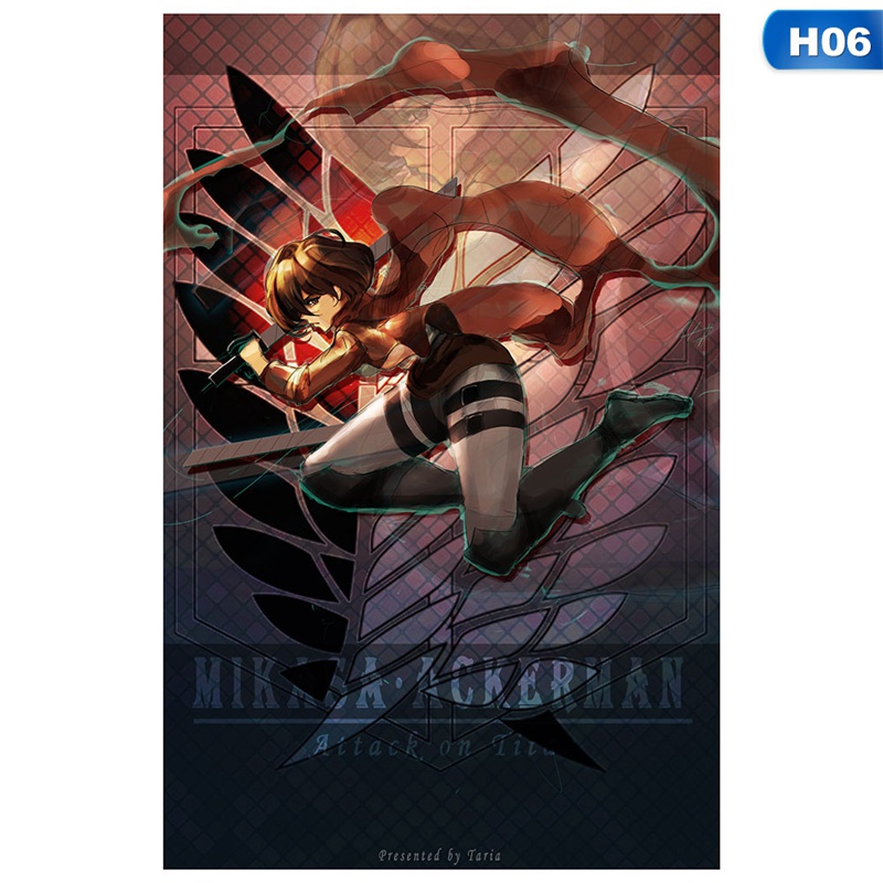 Poster Anime Attack On Titan Chất Lượng Cao