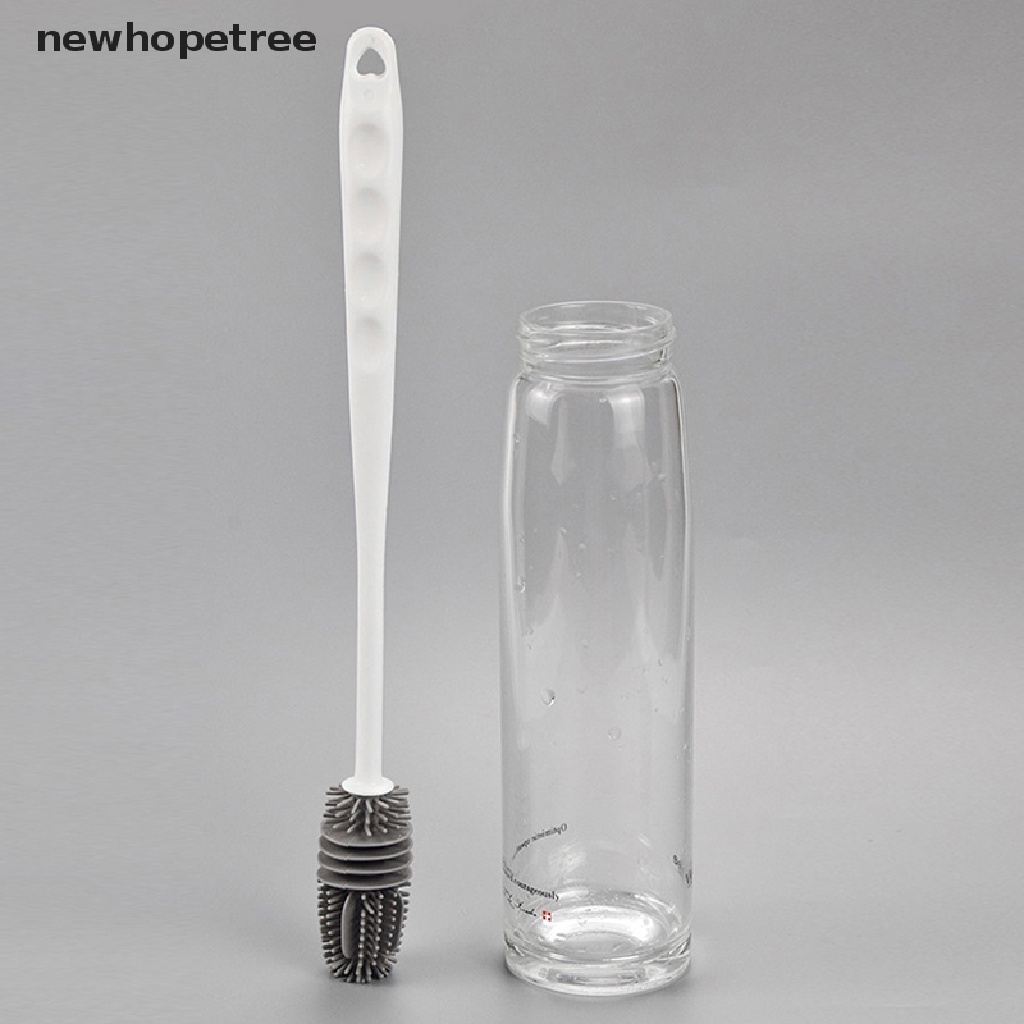 Set 2 Cọ Rửa Ly Bằng Silicone Cán Dài Tiện Dụng