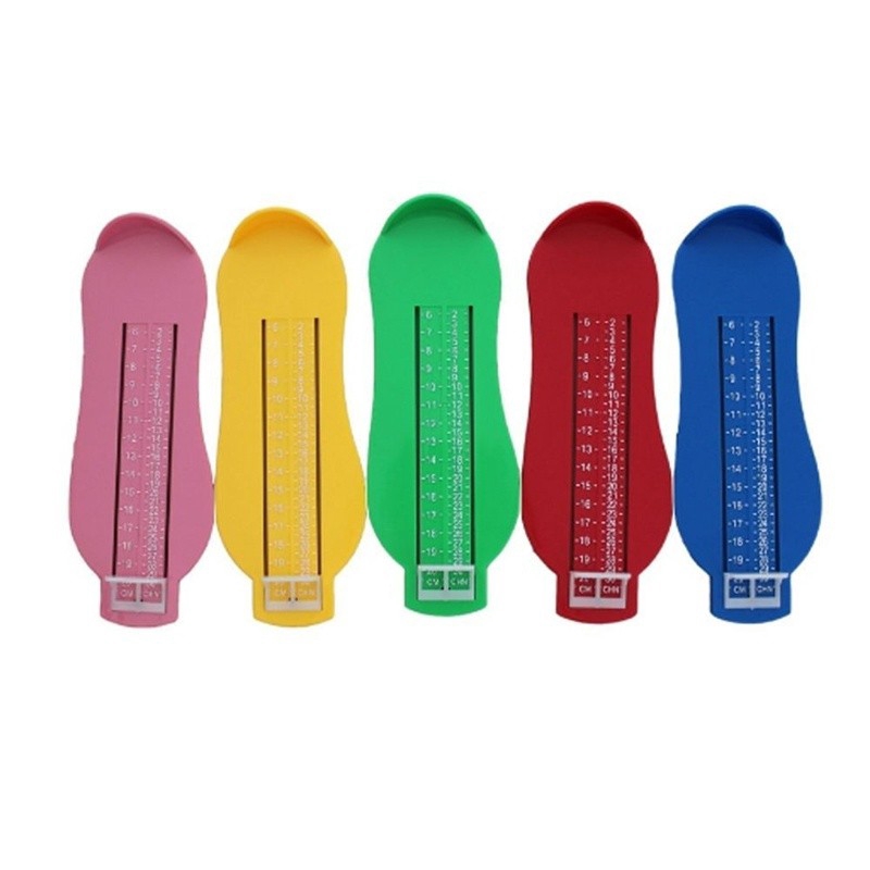 Thước đo chiều dài bàn chân cho trẻ em tùy chọn màu sắc