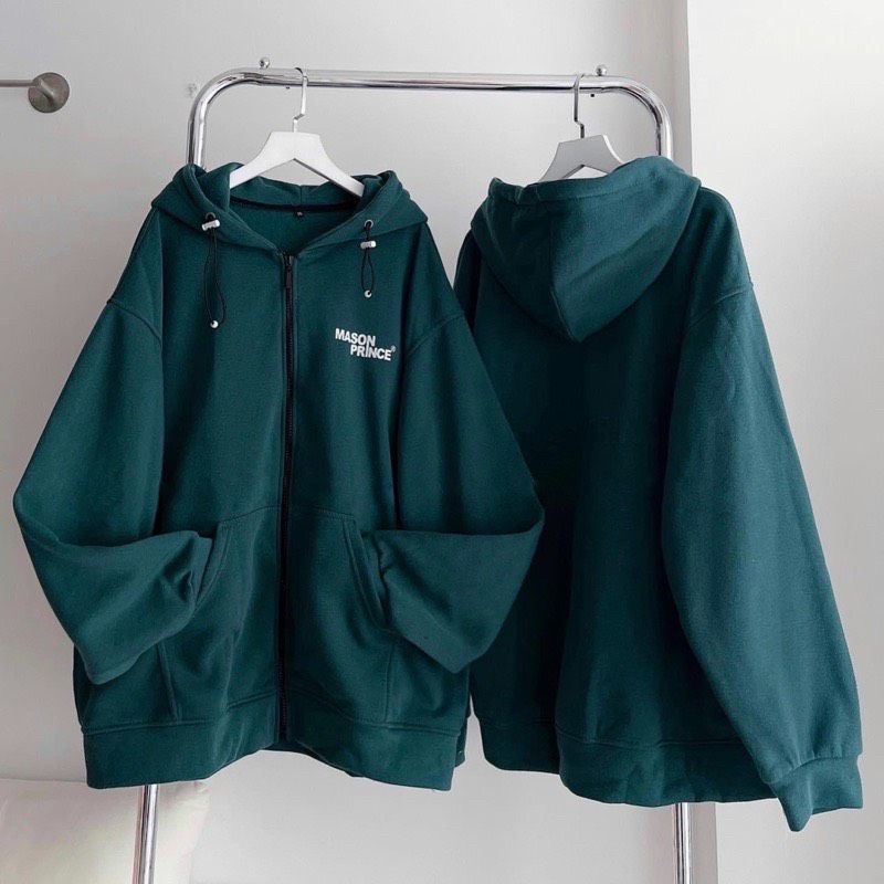 Áo Hoodie Zip Mason Prince Unisex Nam Nữ