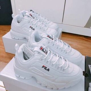 Giày fila răng cưa siêu hot , giá cả hợp lý khỏi chê, hàng có sẵn nha mọi người .fila trắng hồng nha
