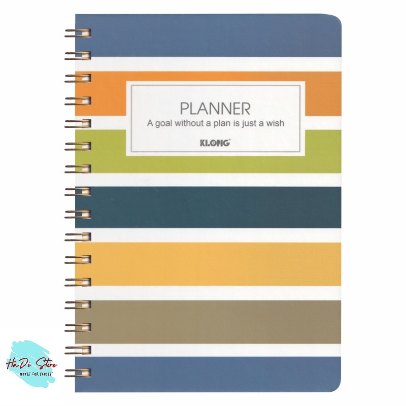 [HADI] KLONG Sổ lò xo PLANNER size A5 - 100 tờ (MS:945)