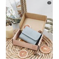 Ví da nhỏ đựng thẻ tiện mặt tiện dụng khắc tên theo ý thích - Lucy Wallet - VuVer