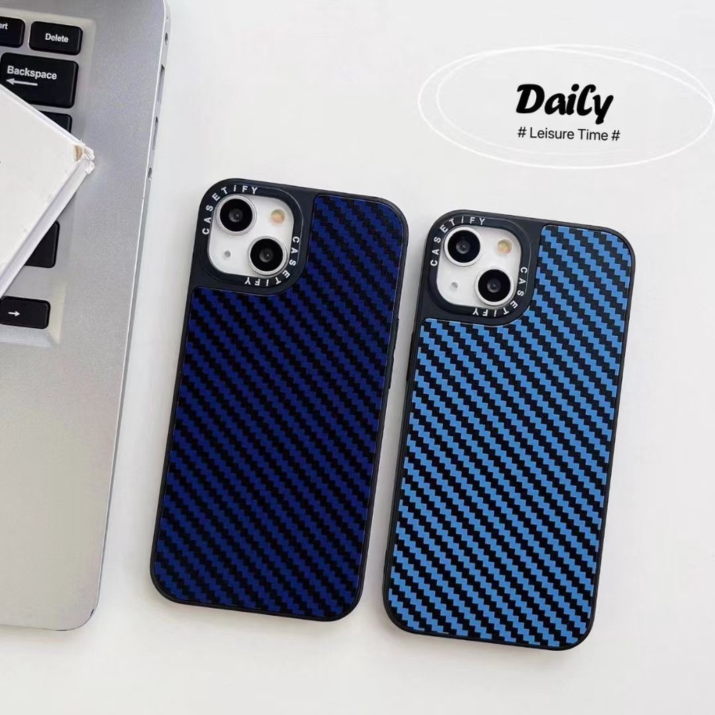 Mới! Ốp Điện Thoại Da Nhám Kết Cấu Sợi Carbon Cho iPhone 14 Pro Max X XR XS Max 11 Pro Max 12 Pro Max 13 Pro Max
