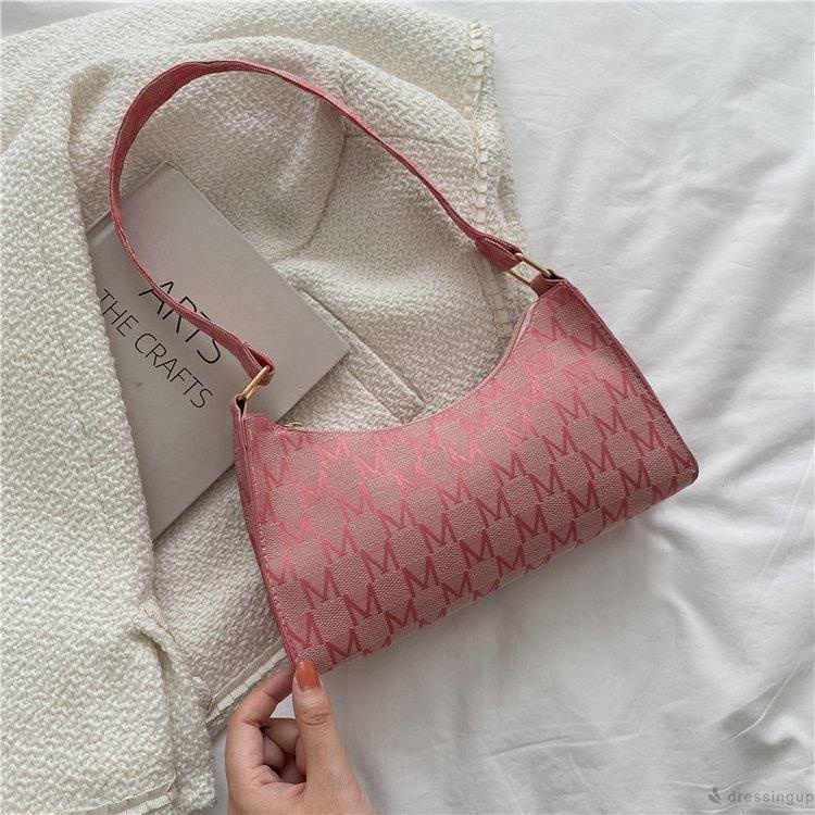 Túi Đeo Vai Hình Vuông In Chữ M Độc Đáo Thời Trang Cho Nữ