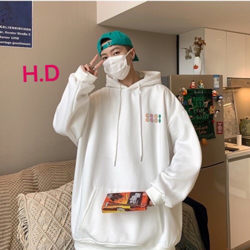 Áo hoodie RUBLAC UlzzangHodie nữ form rộng dài vải nỉ tàu giá rẻ không xù lông hàng quảng châu BST ao thu đông unisex