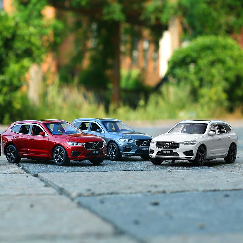 1:32 Mô hình ô tô hợp kim Volvo XC60 S90 kéo cửa sau đồ chơi sáu mở xe địa hình món quà cậu bé