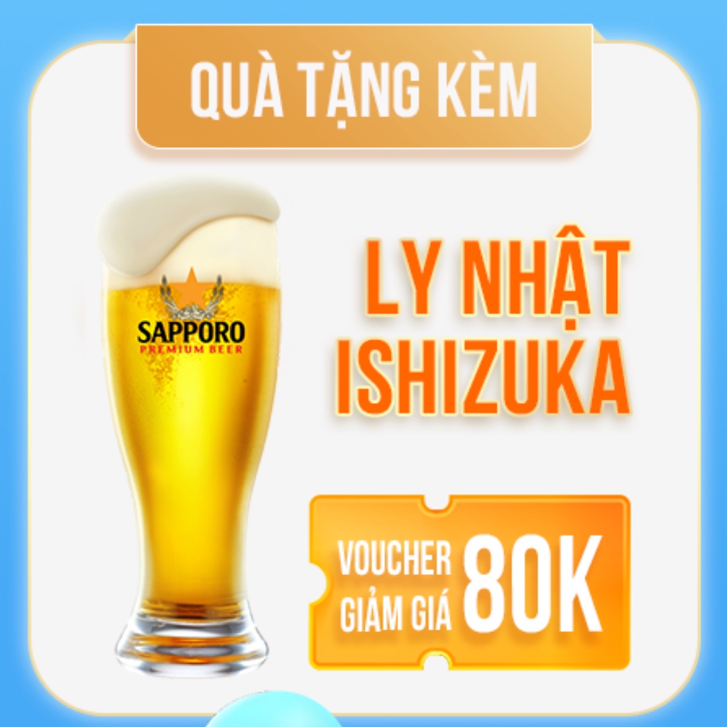 [Qùa Tặng] Ly Nhật ISHIZUKA Thuỷ Tinh dung tích 500ml