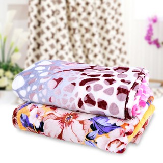 Chăn mền nhung người lớn vải nhung lông siêu êm ái 2 mét x 1.7 mét