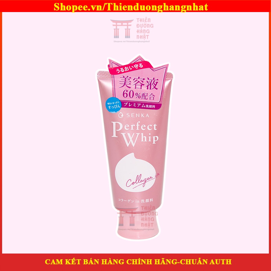 Sữa rửa mặt Senka Perfect Whip 120g-Nhật Bản