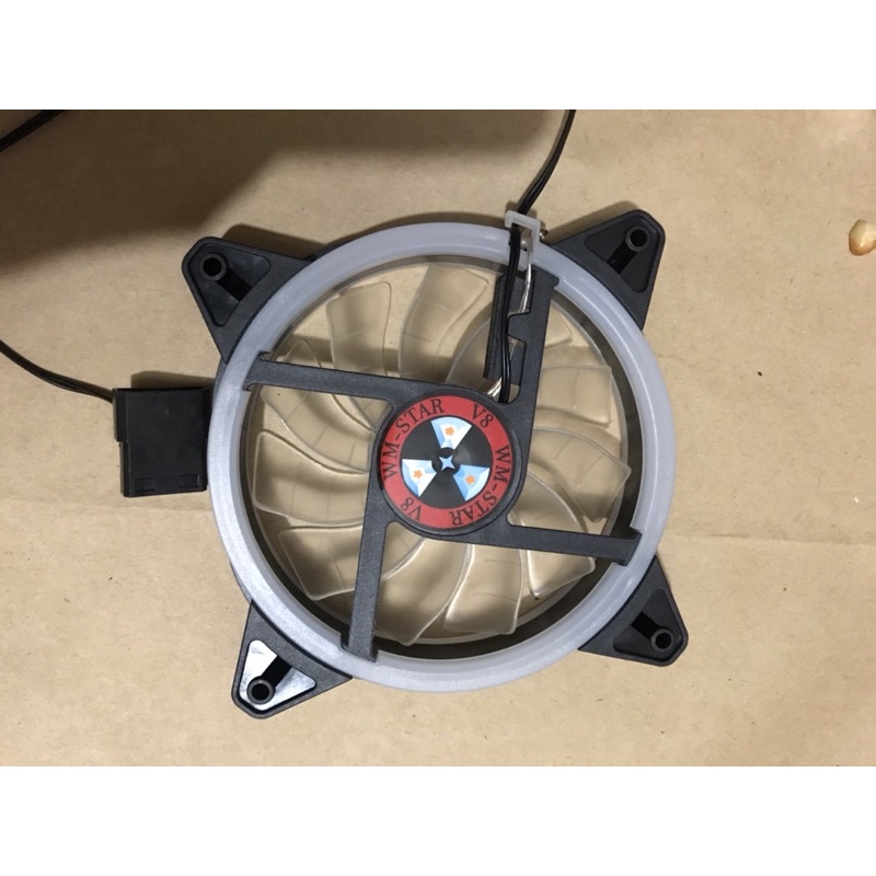 Fan led 12cm 5 màu Quạt Tản Nhiệt Fan Led RGB WM Star V12