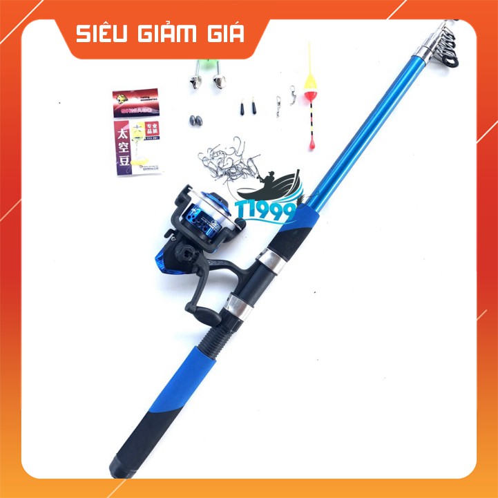 Cần câu máy shimano Tặng kèm phụ kiện 1m8 - 3m6 - ĐỒ CÂU NGỌC HẢI