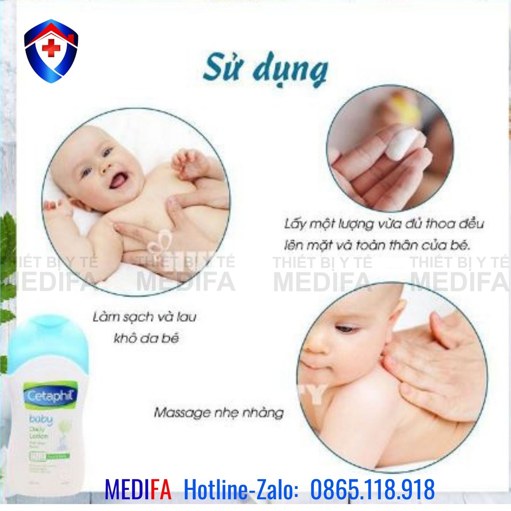 Sữa dưỡng ẩm cho bé Cetaphil Baby Daily Lotion 400ml, dịu nhẹ cung cấp độ ẩm, nuôi dưỡng làn da mềm mịn cho bé