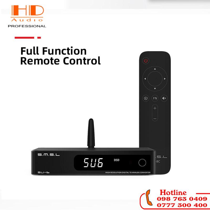 Giải Mã/DAC SMSL SU6 - ES9038Q2M - Hỗ Trợ 32bit /768kHz -LDAC