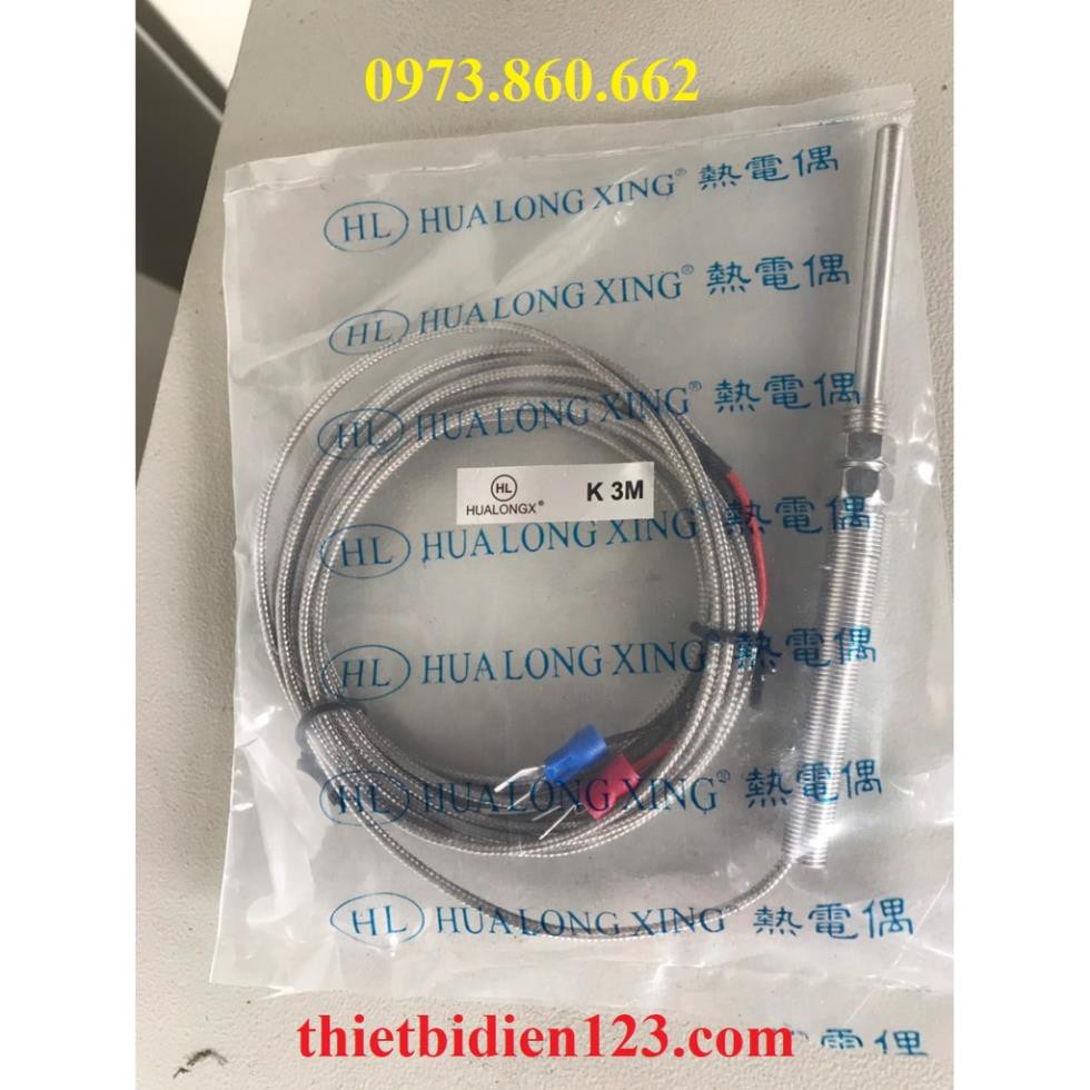 Cảm biến nhiệt độ 0-800 độ C dây 3 mét -TBĐ