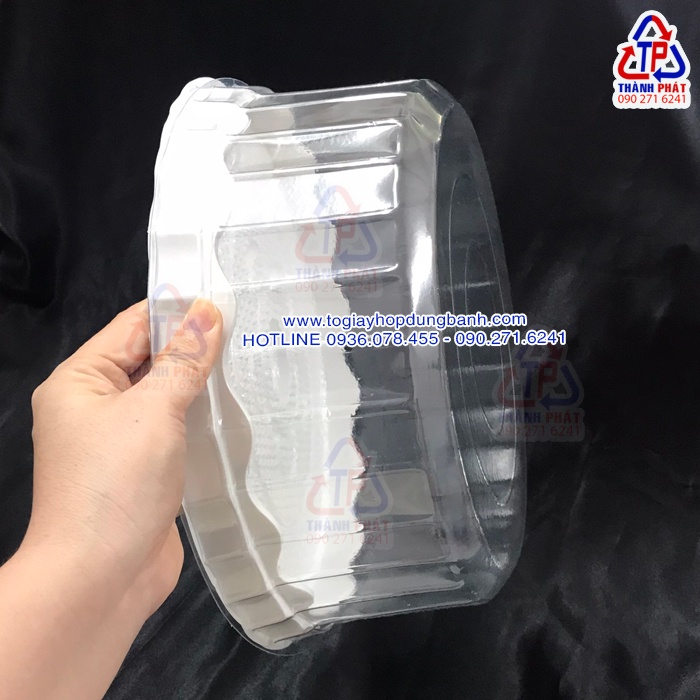 10 Hộp H40 dùng đựng rau câu cá chép - Bánh bông lan trứng muối 25cm - bánh bao đào tiên
