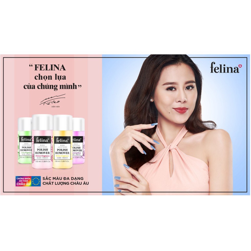 Nước chùi tẩy móng cao cấp Felina 100ml