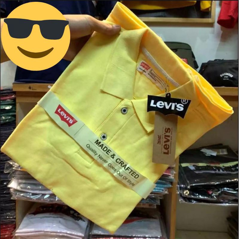 LEVI'S Áo Sơ Mi Cổ Trụ Giới Hạn Polo!!!!Thương Hiệu Levi: