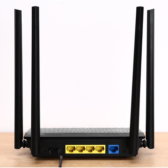 Bộ Phát Sóng Wifi Router Chuẩn AC1300UHP Băng Tần Kép Asus AC1300 Đen