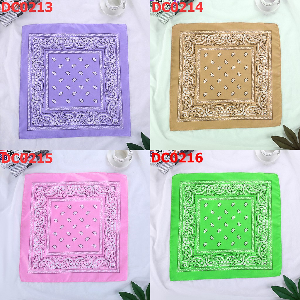 Khăn Turban Bandana Headband 20 Màu Thời Trang Cho Nam Nữ