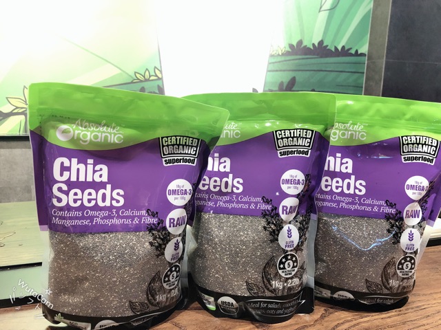 Hạt chia Úc Organic Chia Seeds 1kg