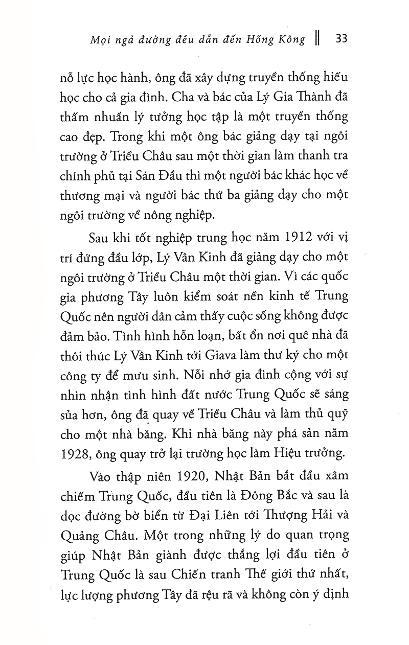 Sách - Lý Gia Thành - “Ông Chủ Của Những Ông Chủ” Trong Giới Kinh Doanh Hồng Kông (Tái Bản 2017)