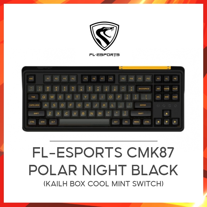 [Mã ELHAMS5 giảm 6% đơn 300K] Bàn Phím Cơ FL CMK87 Hàng Chính Hãng (Kailh Box Cool Mint Switch)