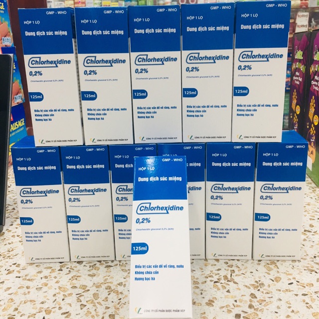 DUNG DỊCH SÚC MIỆNG CHLORHEXIDINE 0.2%