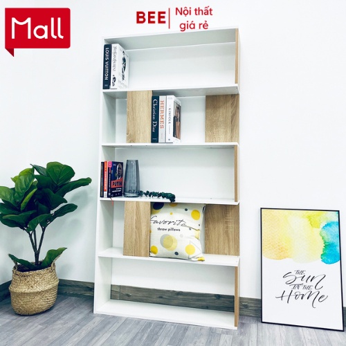 Kệ sách gỗ nhiều tầng, Tủ sách thiết kế hiện đại sang trọng  - GP105