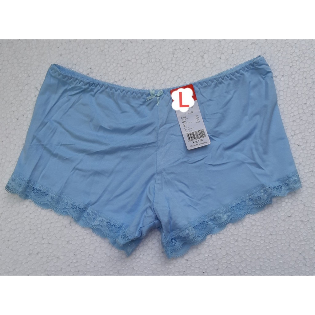 [Size M,L,XL,XXL] 01 Quần đùi short nữ mặc trong váy định hình 40-80kg Thun Lạnh 100% Poly Cotton thoáng mát
