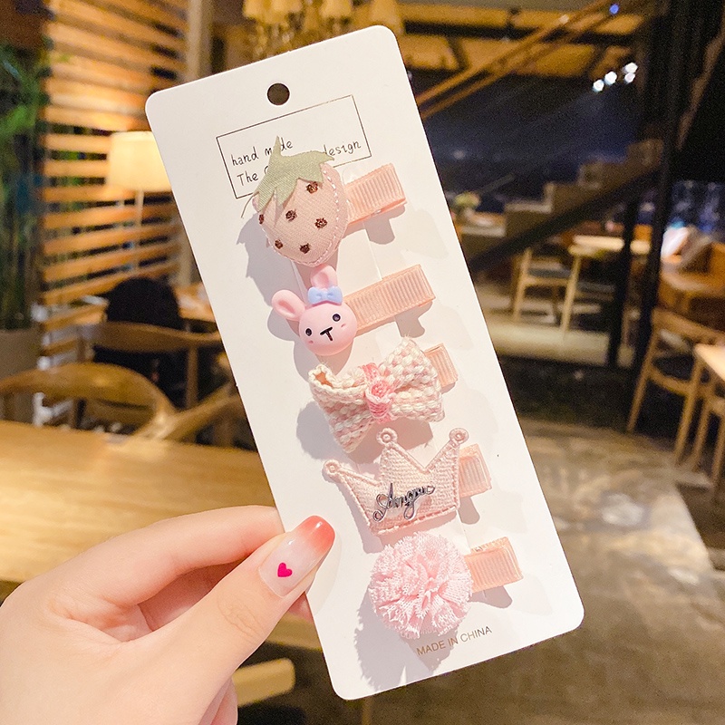 Kẹp tóc nhỏ dễ thương không đau cho bé gái