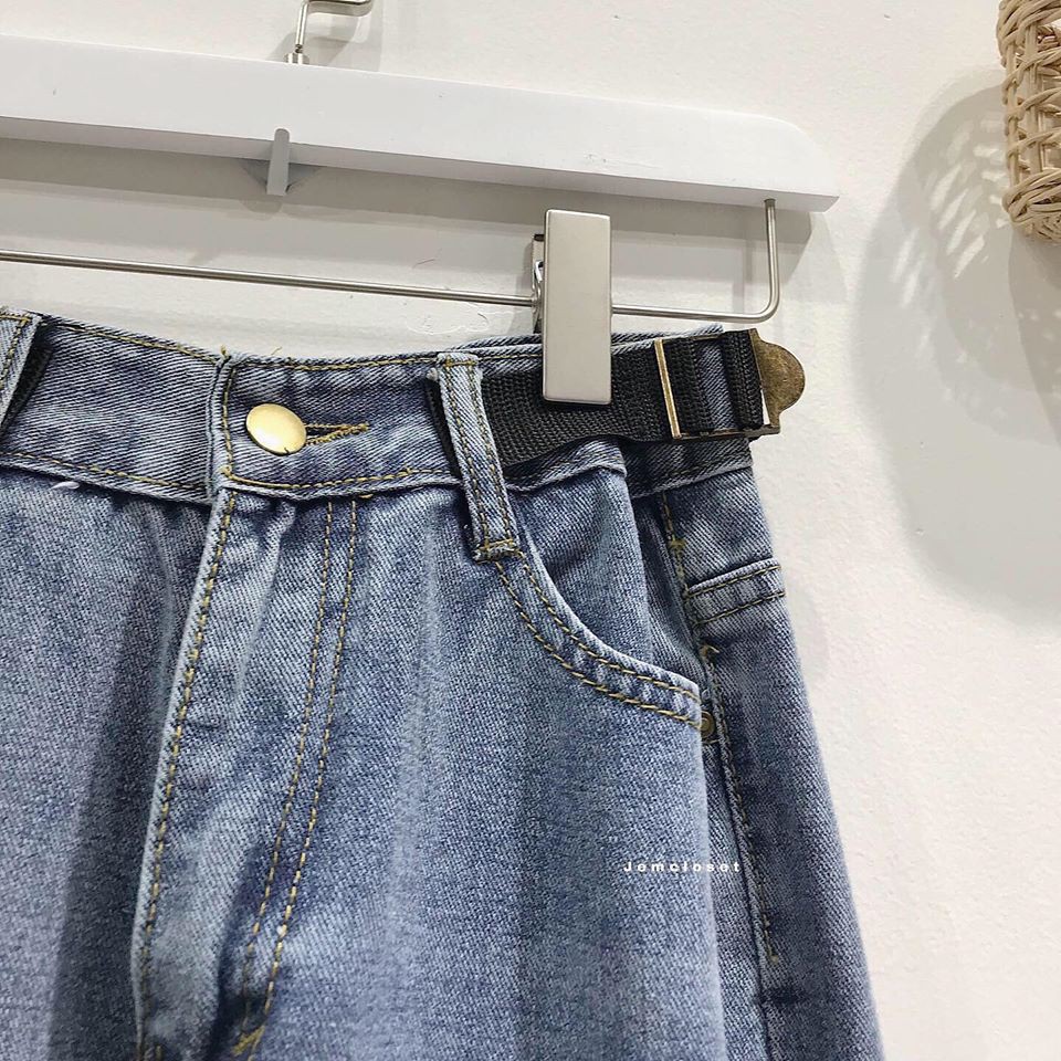 Quần Jeans Nữ Ống Rộng Quần Bò Dáng Suông Trẻ Trung Năng Động Chất Liệu Cao Cấp Mềm Mại Cá Tính 2264