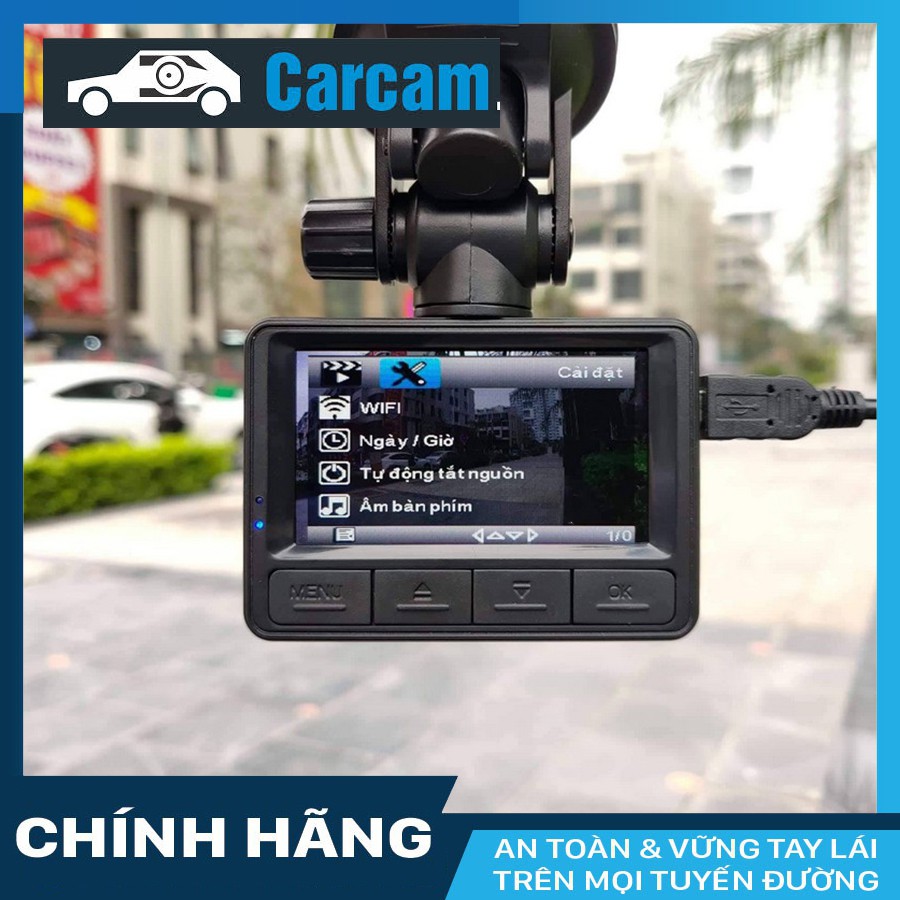 Camera hành trình ô tô W2 Carcam Wifi + thẻ nhớ 32GB Class 10 | BigBuy360 - bigbuy360.vn