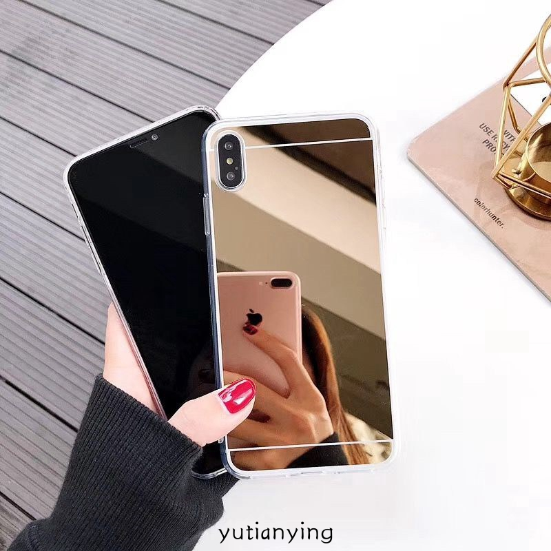 Makeup Mirror Case Oppo A5 A9 2020 A37 A1k A5s A7 A3s F9 F7 F11 A71 A92 A52 A12 A31 Reno3 A91 F9pro F1s A83 A57 Shockproof Acrylic Cover