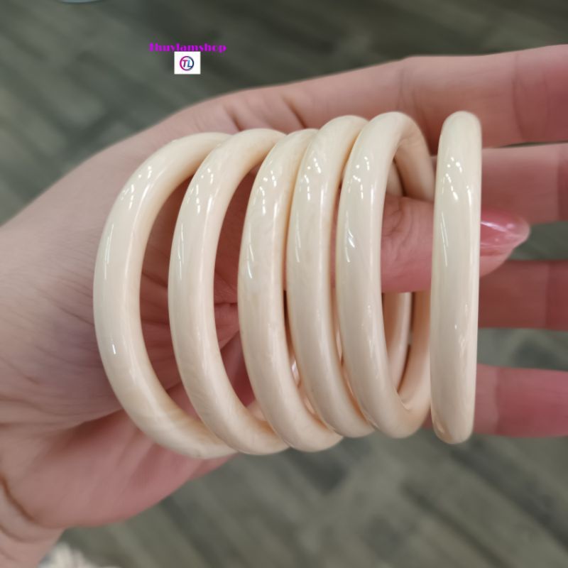 Vòng tay cho bé giả ngà hoá sát, trấn trạch, bình an, ngủ ngon giấc