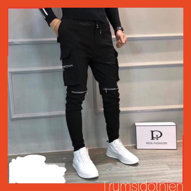 [ Kaki đẹp 👉Cực Chất !] Quần jogger kaki túi hộp khoá gối siêu chất ( mẫu mới) Q090 | BigBuy360 - bigbuy360.vn